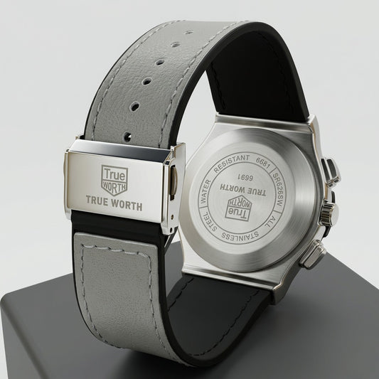 TRUE WROTH - Leather Strap - Men's Watch - H-0005