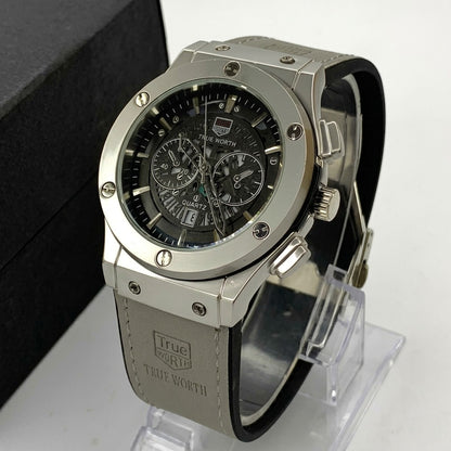 TRUE WROTH - Leather Strap - Men's Watch - H-0005