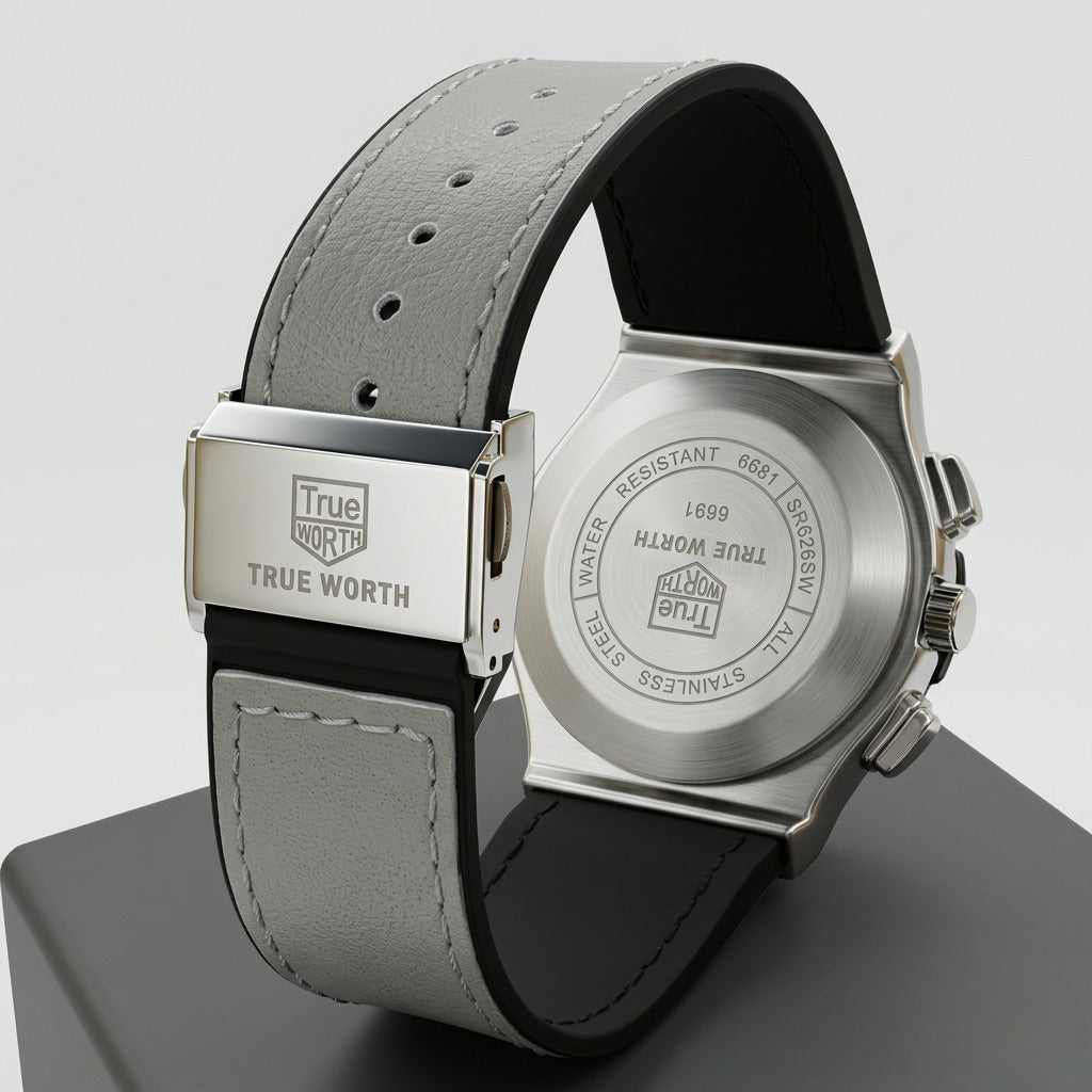 TRUE WROTH - Leather Strap - Men's Watch - H-0005