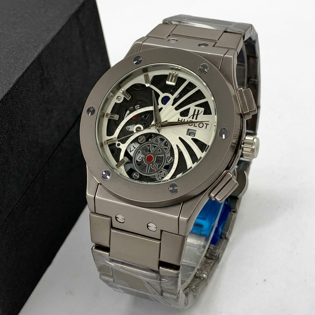 HUBLOT - Silver Stainless Steel - Men's Watch - H-0001