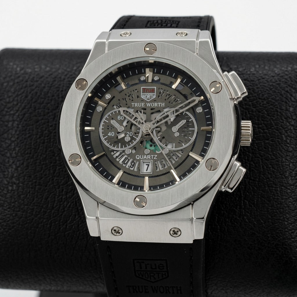 TRUE WROTH - Leather Strap - Men's Watch - H-0003