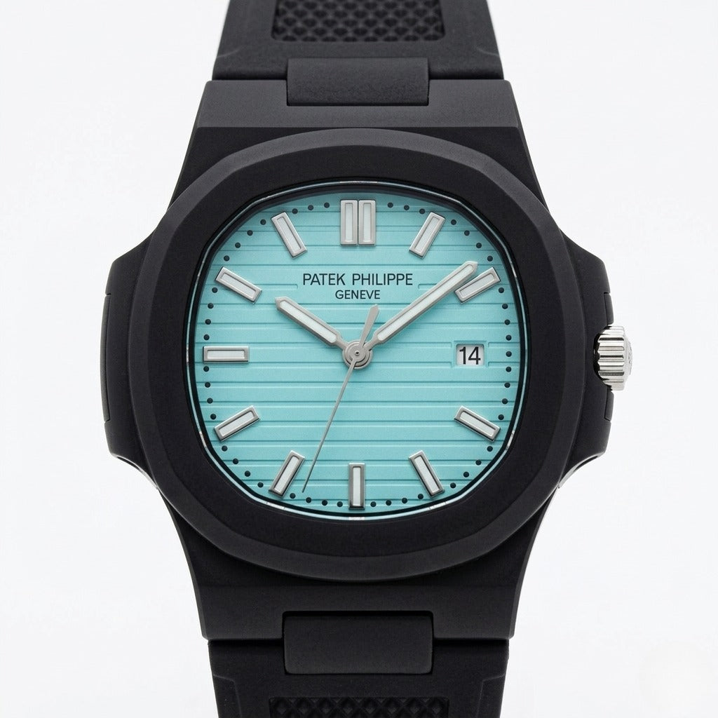 Patek Philippe - Soft Black Strap - Men's Watch - P-0004