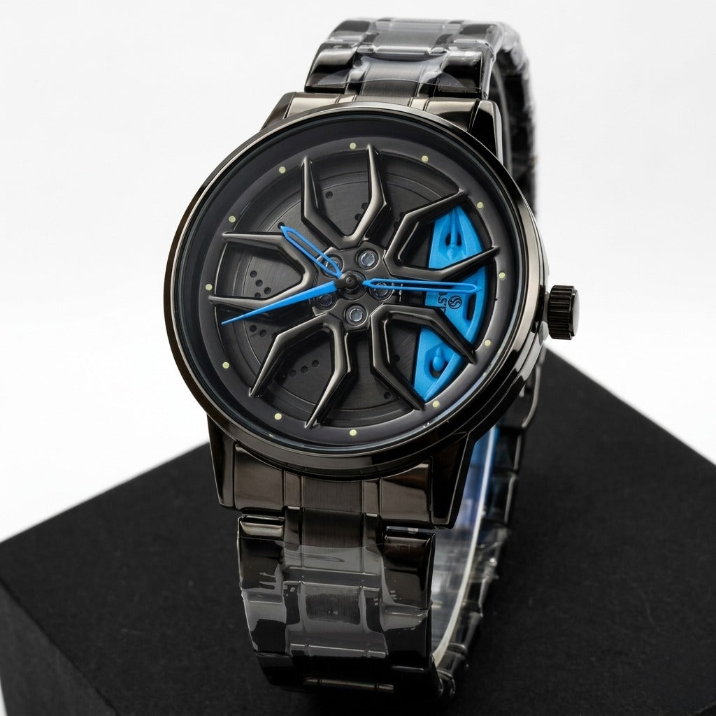 SeaStar - Stainless Steel - Wheel Men's Watch - A-0001