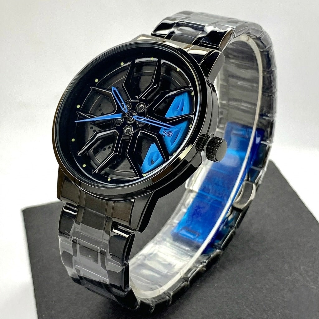 SeaStar - Stainless Steel - Wheel Men's Watch - A-0001